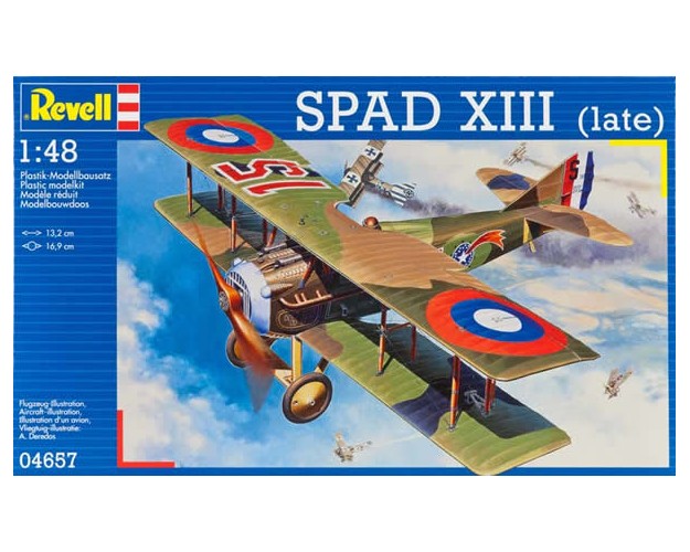 WWI FIGHTER AIRCRAFT SPAD XIII 1/28