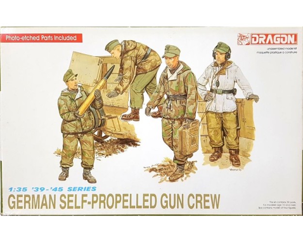 GERMAN SELF-PROPELLED GUN CREW - SIN CAJA