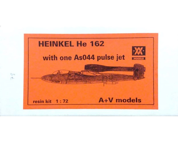 HEINKEL HE 162 WITH ONE AS044 PULSE JET