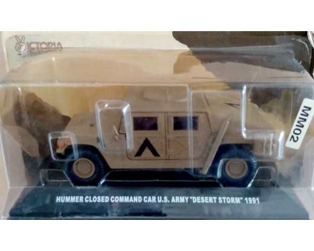 HUMMER CLOSED COMMAND CAR US ARMY DESERT STORM 1991 1/43