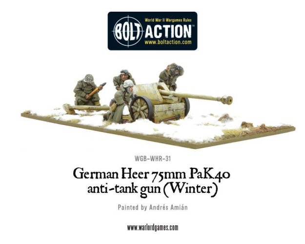 GERMAN HEER 75mm PAK 40 ATG (WINTER)