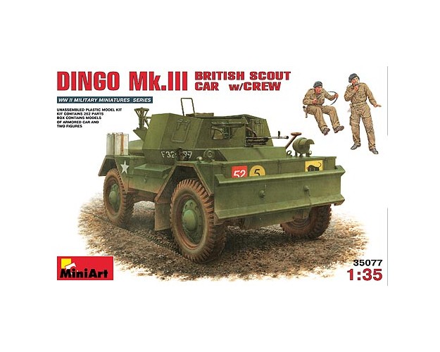 DINGO MK.III BRITISH SCOUT CAR W/CREW