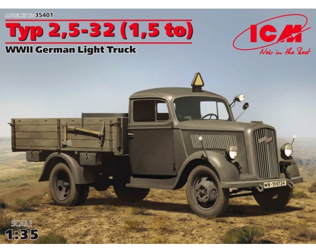TYP 2,5 - 32 (1,5 TO) WWII GERMAN LIGHT TRUCK
