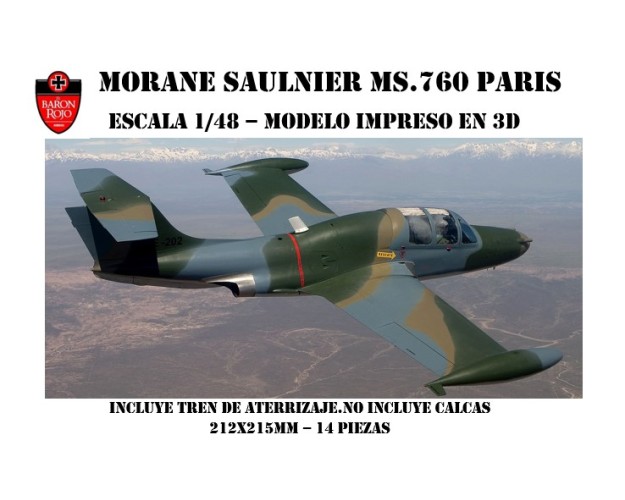 MORANE SAULNIER MS.760 PARIS 1/48
