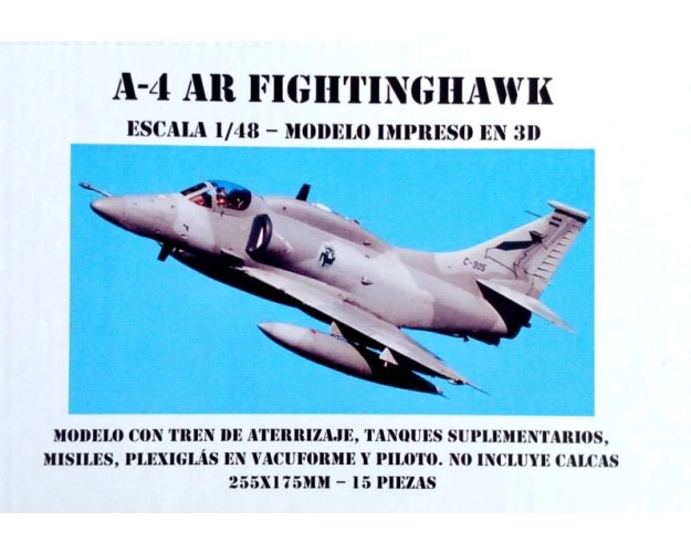 A-4 AR FIGHTINGHAWK 1/48 IMPRESO 3D