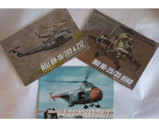 HIND + BELL UH-1H + SIKORSKY S-55
