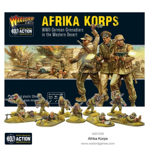 AFRIKAKORPS - WWII GERMAN GRENADIERS IN THE WESTERN DESERT