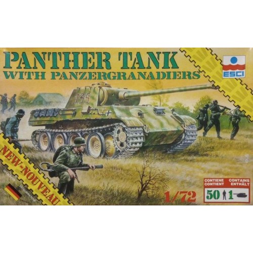 Panther Tank with panzergrenadiers