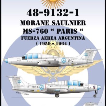 MORANE SAULNIER MS-760 "PARÍS" - FUERZA AÉREA ARGENTINA 1959-1964 - 1/48