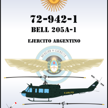 BELL 205 A-1- EJÉRCITO ARGENTINO - 1/72