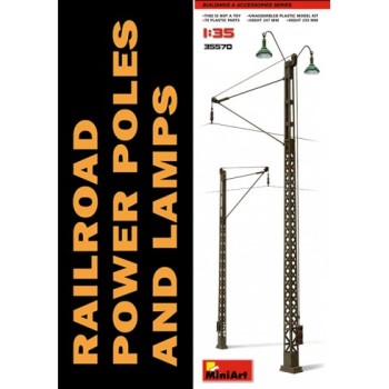 "Railroad Power Poles & Lamps"