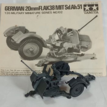 GERMAN 20mm FLAK 38 MIT Sd.Ah.51