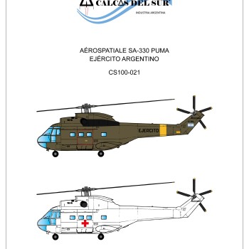 AEROSPATIALE SA-330 PUMA - EJÉRCITO ARGENTINO