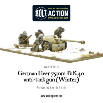 GERMAN HEER 75mm PAK 40 ATG (WINTER)