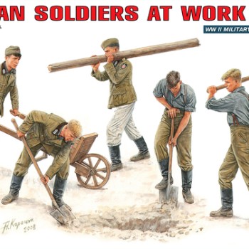 GERMAN SOLDIERS AT WORK (RAD)