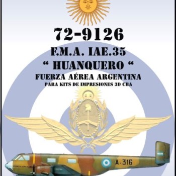 F.M.A. IAE-35 "HUANQUERO" -Calcas 1/72