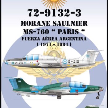 MORANE SAULNIER MS-760 "PARÍS" - FUERZA AÉREA ARGENTINA 1971-1984