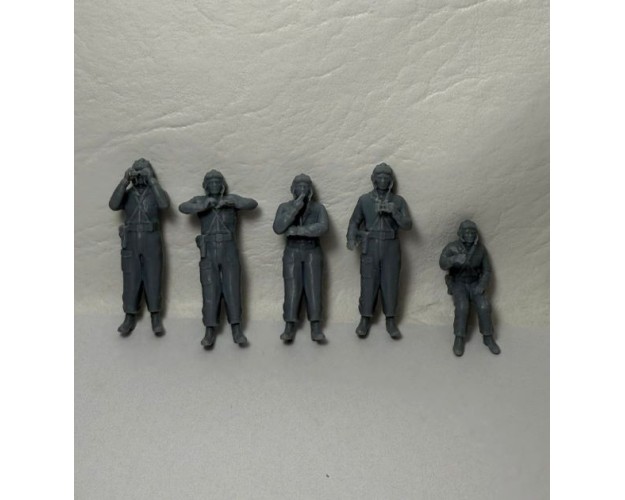 Tripulación de tanques soviéticos WWII x 5