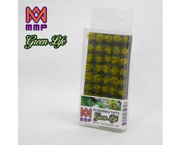 FLOWERING TUFTS 6mm COLOR AMARILLO  CB: 0721450759897