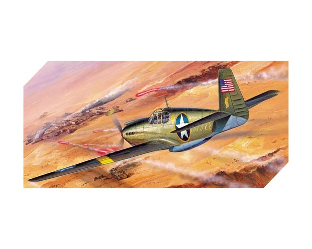 P-51 MUSTANG "NORTH AFRICA" + GROUND VEHICLE