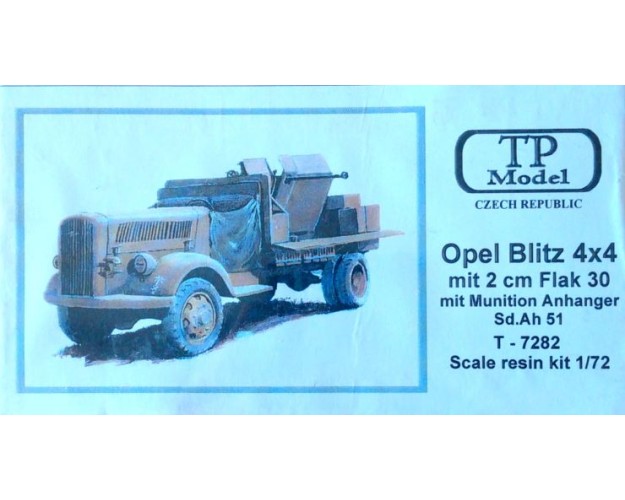 OPEL BLITZ 4x4 mit 2cm FLAK 30