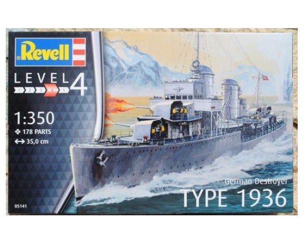 GERMAN DESTROYER TYPE 1936