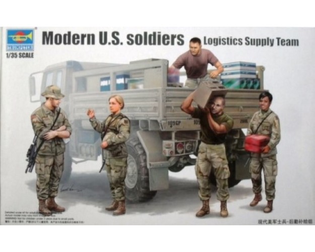 MODERN U.S.SOLDIERS - LOGISTICS SUPPLY TEAM
