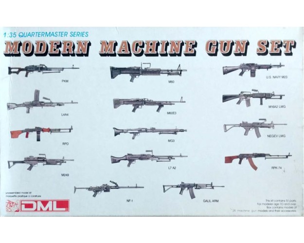 MODERN MACHINE GUN SET
