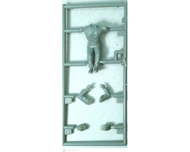 Conductor/tripulante de semioruga alemán.