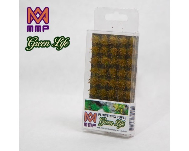 FLOWERING TUFTS 6mm COLOR MARRON SECO CB: 0721450759941