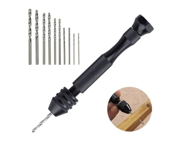 MINI TALADRO + 10 MECHAS DE 0,5mm a  2mm