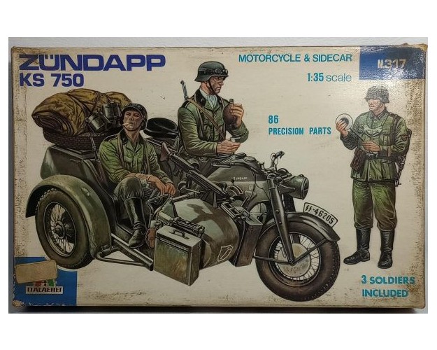 ZÜNDAPP KS 750 + 3 SOLDADOS