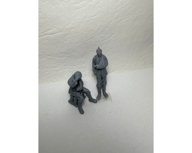 WWI Alemanes - Heridos (2 figuras)