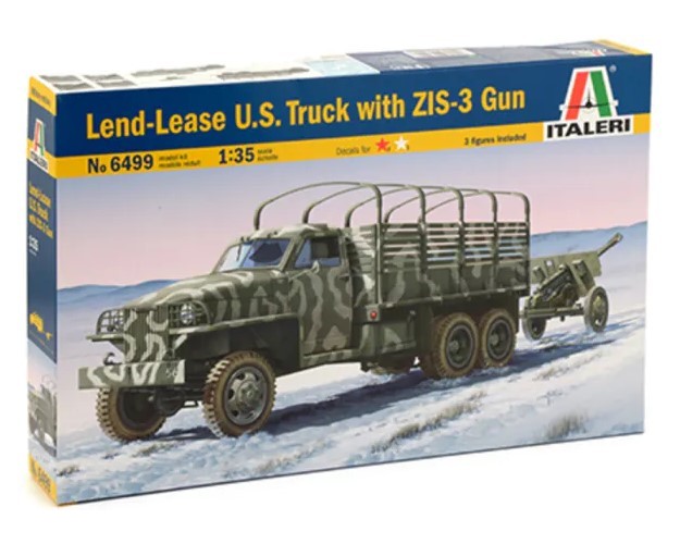 LEND-LEASE U.S.TRUCK WITH ZIS-3 GUN