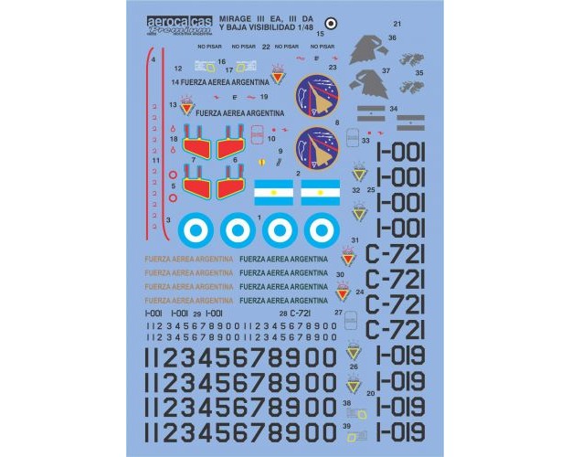 MIRAGE III EA, III DA y BAJA VISIBILIDAD (48008)