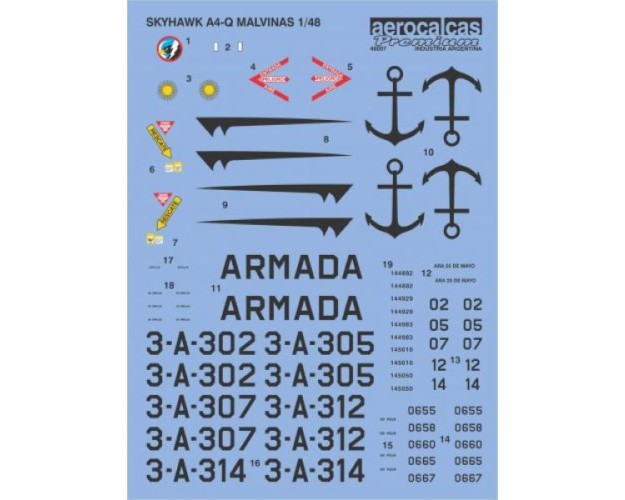 SKYHAWK A4-Q MALVINAS (48007)
