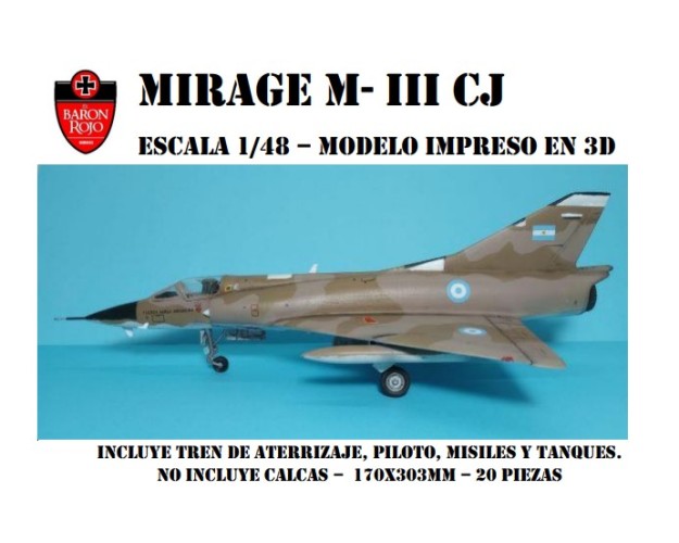 MIRAGE III CJ - 1/48 - 3D