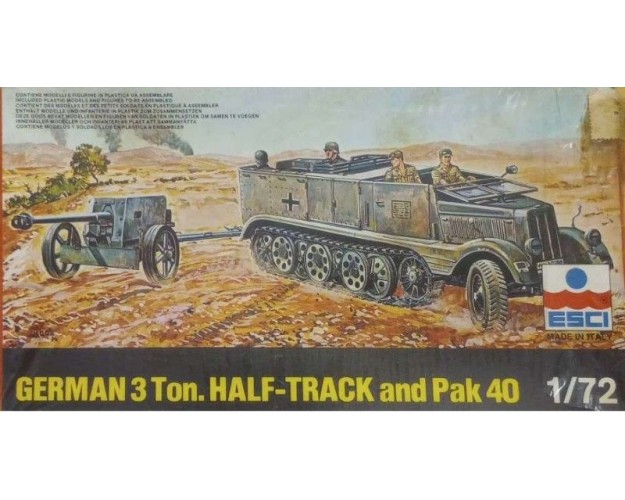 German 3 Ton Half Track and Pak 40