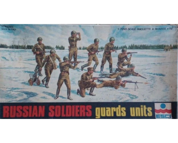 Russian soldiers guards units