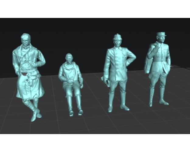 Pilotos Primera Guerra Mundial - Set 2 - 1/32