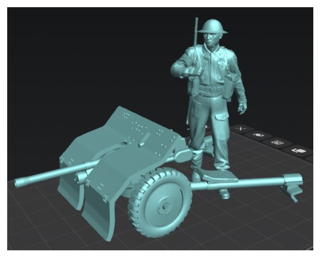 CAÑÓN ANTITANQUE BOFORS 37mm