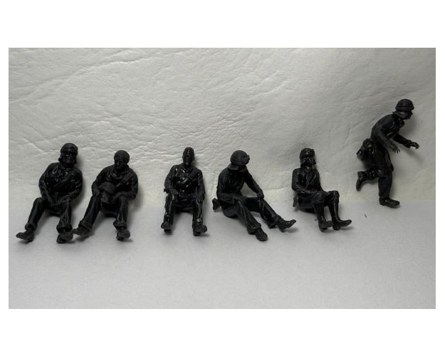 Tripulación de tanques italiana x 6 - Mod.2