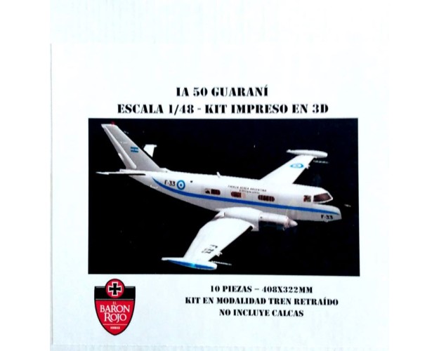 IA-50 GUARANÍ 1/48 C/TREN