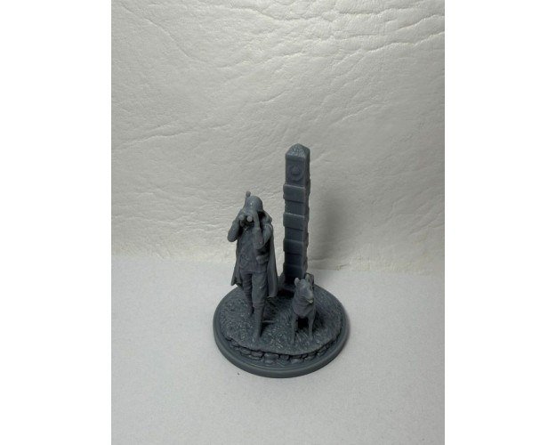 Viñeta: Soldado soviético y perro