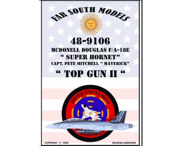 MCDONNELL DOUGLAS F/A-18E "SUPER HORNET" CAPT.PETE MITCHELL "MAVERICK" "TOP GUN II" - 1/48