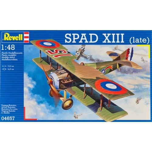 WWI FIGHTER AIRCRAFT SPAD XIII 1/28