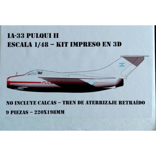 IA-33 PULQUI 2 - 1/48 -3D