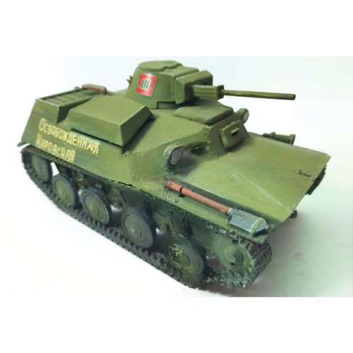 T-40 TANQUE LIGERO ANFIBIO SOVIÉTICO CON AMETRALLADORAS