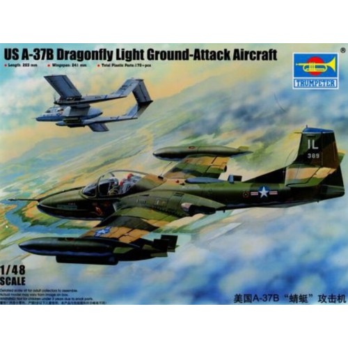 US A-37B DRAGONFLY LIGHT GROUND-ATTACK AIRCRAFT