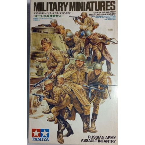 RUSSIAN ARMY ASSAULT INFANTRY - 12 FIGURAS